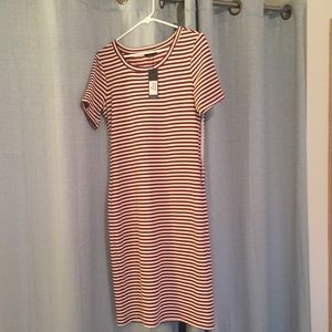 Roolee Stripe Mom dress NWT